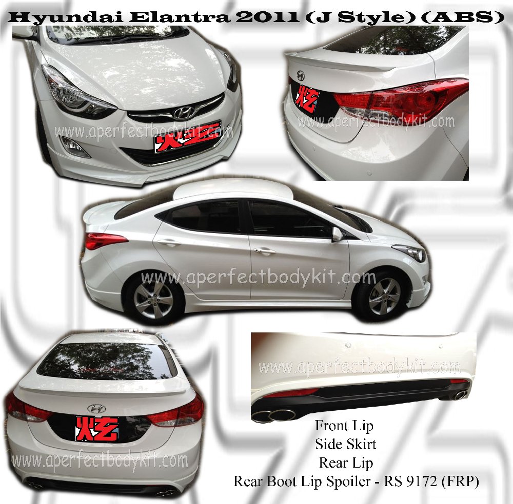 Hyundai Elantra 2011 (J Style) Bodykits