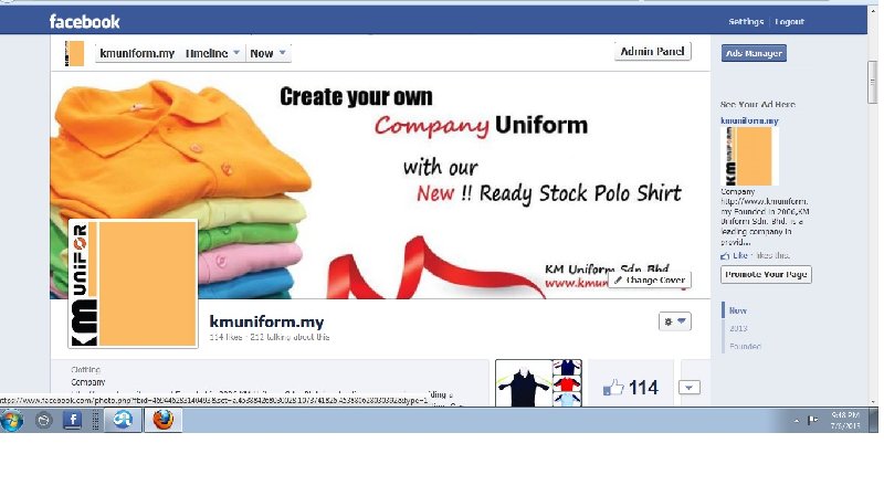 https://www.facebook.com/kmuniform.my