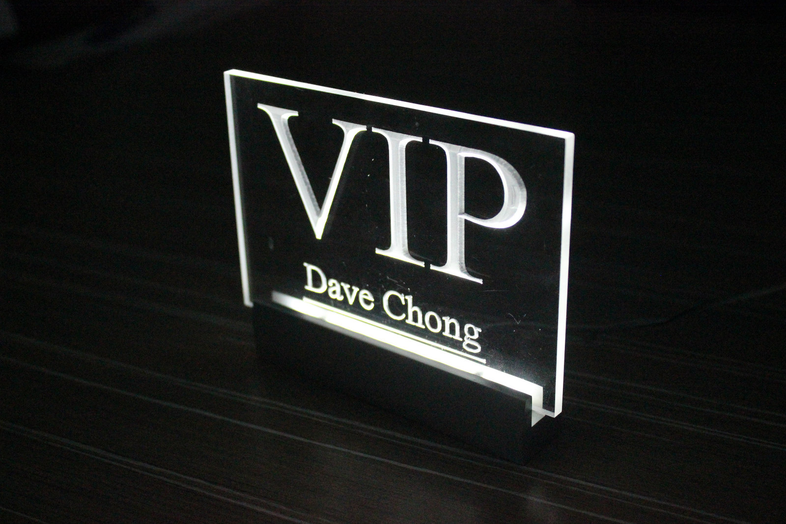 Acrylic Name Display Plate