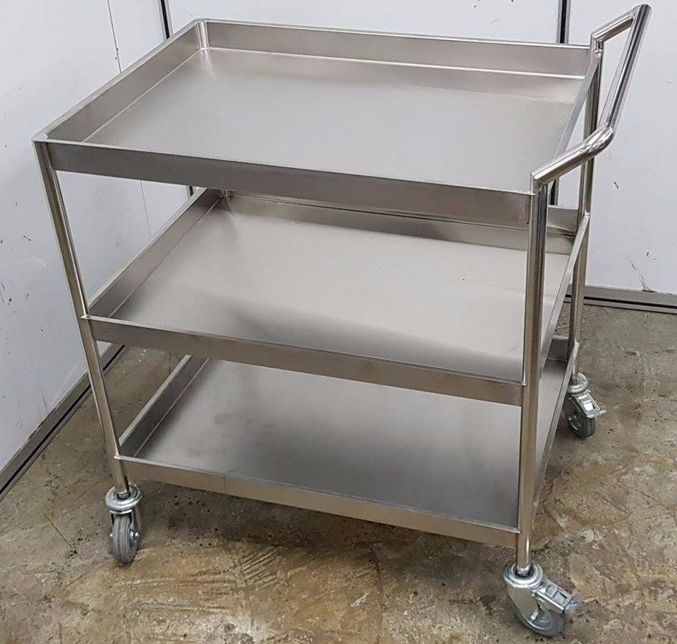 SST 304 3 Layers Trolley