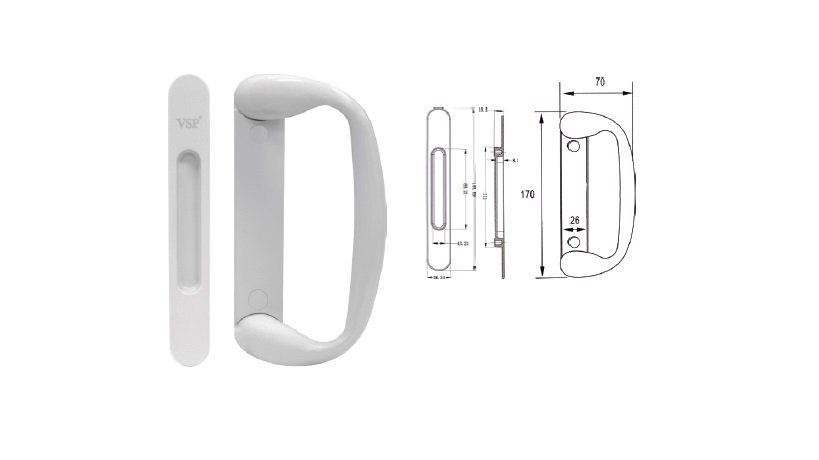 VSP-6400  Sliding Door Lock