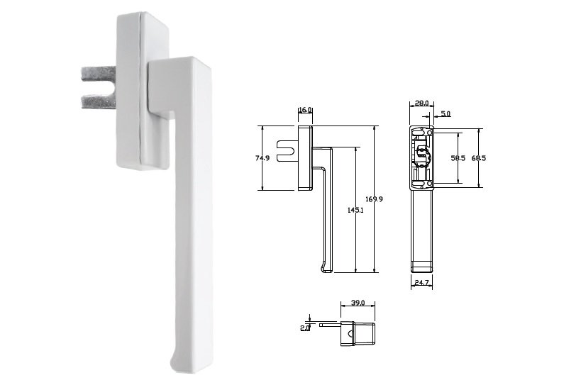 EH-9800  Euro Handle