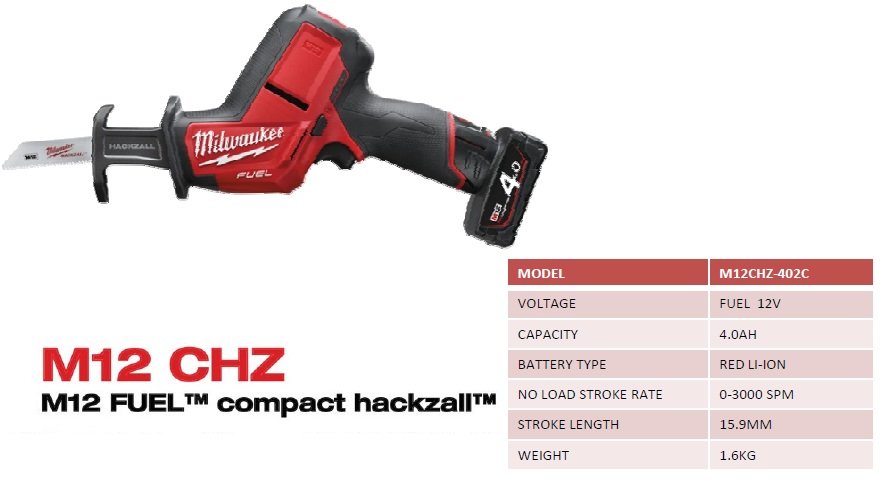 M12 CHZ  Compact Hackzall