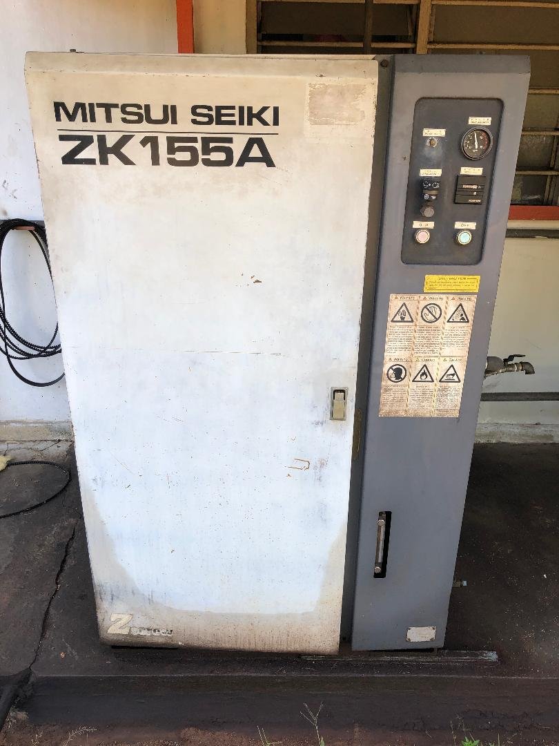 Special Offer 20 HP Mitsui Seiki Used Air Compressor ZK155A RM 6,000