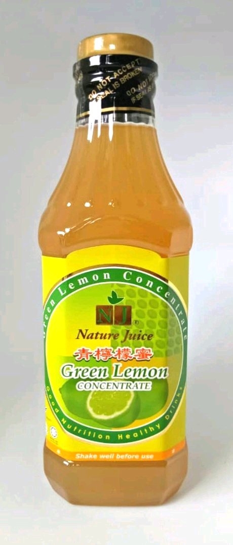 NJ Green Lemon Concentrate 1 litre