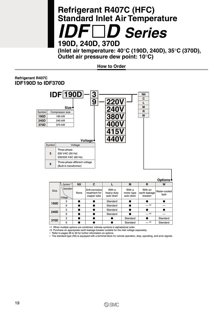 SMC Dryer IDFD Catalogue