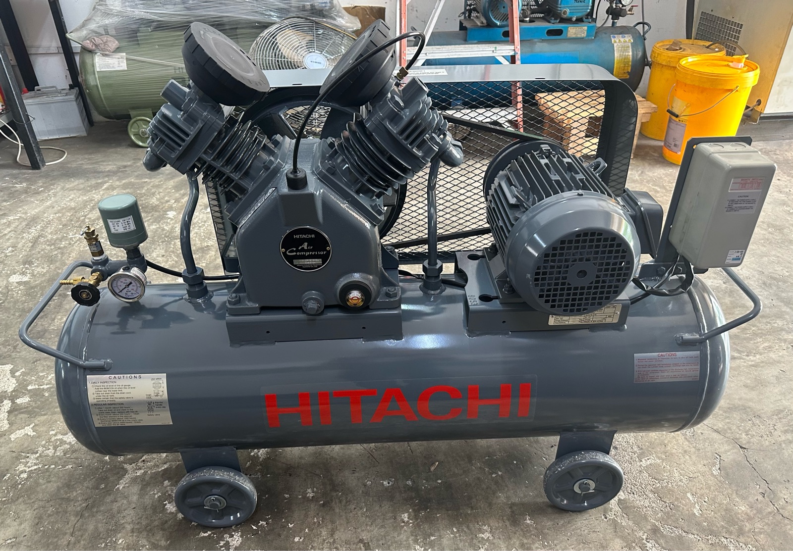 Hitachi Bebicon Air Compressor 2.2P-9.5V5A