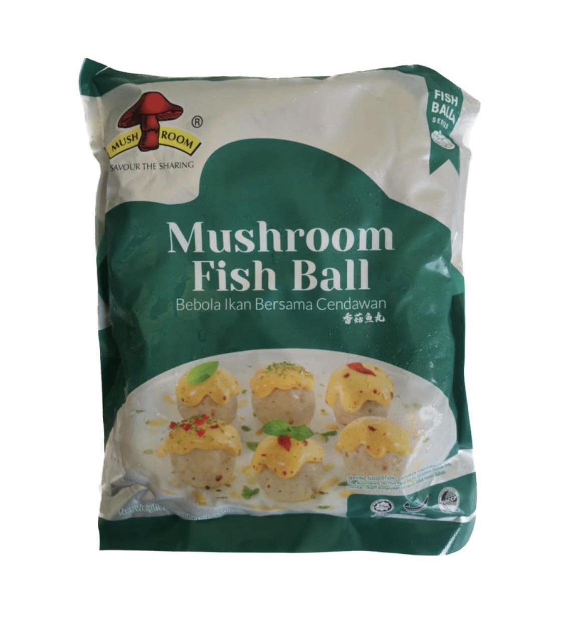 MUSHROOM FISH BALL 㹽500GM (20pack/ctn)