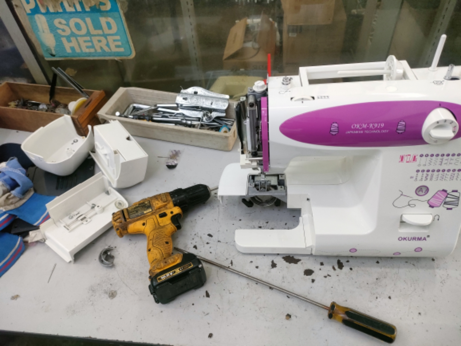 Job Repair Sevis For Brand Okurma Portable Sewing Machine
