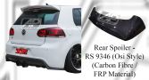 Volkswagen MK6 Osi Style Rear Spoiler (Carbon Fibre / Forged Carbon / FRP Material) 