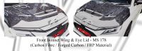 Toyota Vios 2023 Front Bonnet Wing & Front Eye Lip (Carbon Fibre / Forged Carbon / FRP Material) 