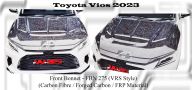 Toyota Vios 2023 VRS Style Front Bonnet (Carbon Fibre / Forged Carbon / FRP Material) 