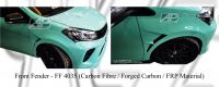 Perodua Myvi 2018 Front Fender (Carbon Fibre / Forged Carbon / FRP Material) 