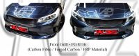 Kia K3 2017 Front Grill (Carbon Fibre / Forged Carbon / FRP Material) 
