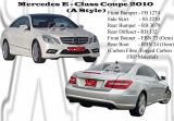 Mercedes E Class Coupe A Style Bumperkits 