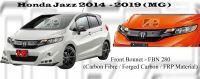 Honda Jazz 2014 - 2019 MG Style Front Bonnet (Carbon Fibre / Forged Carbon / FRP Material)