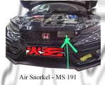 Honda Civic FK8 Air Snorkel (Carbon Fibre / Forged Carbon / FRP)