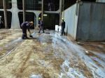 CARGO OIL SPILLAGE CLEANING