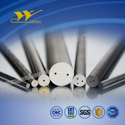 gesac unground carbide rods with coolant hole