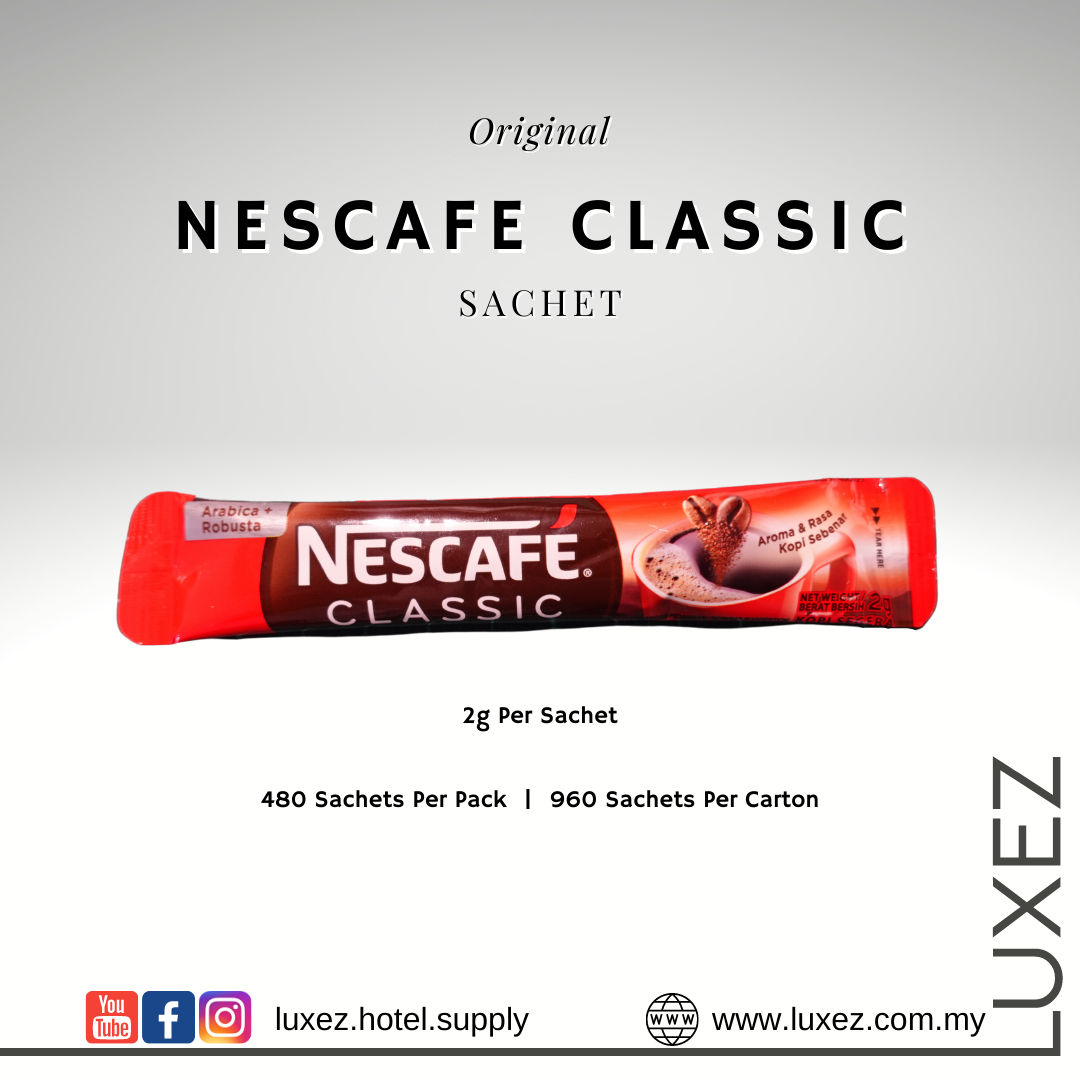 nescafe hotel sachet black coffee 2g