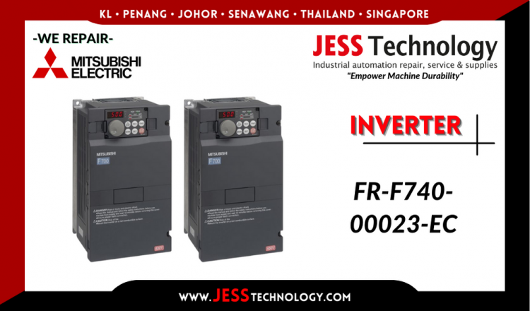 Repair MITSUBISHI ELECTRIC INVERTER FR-F740-00023-EC Malaysia, Singapore, Indonesia, Thailand