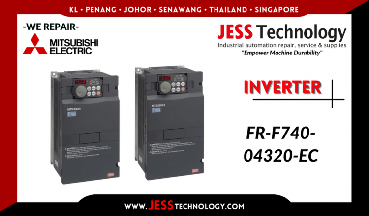 Repair MITSUBISHI ELECTRIC INVERTER FR-F740-04320-EC Malaysia, Singapore, Indonesia, Thailand