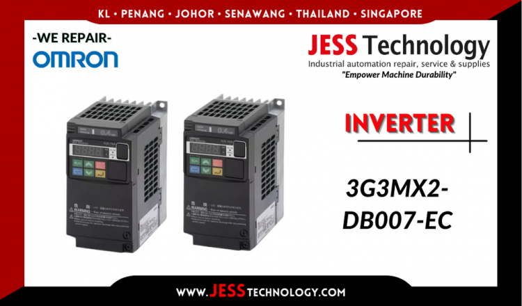 Repair OMRON INVERTER 3G3MX2-DB007-EC Malaysia, Singapore, Indonesia, Thailand