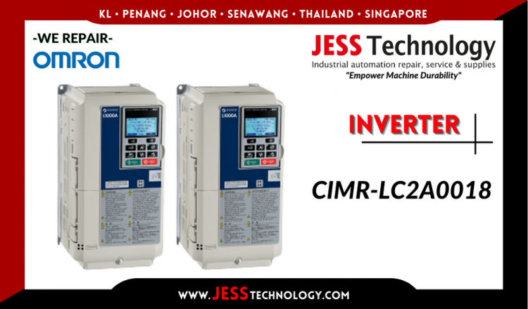 Repair OMRON INVERTER CIMR-LC2A0018 Malaysia, Singapore, Indonesia, Thailand