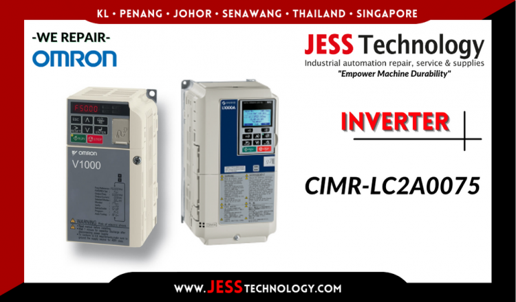 Repair OMRON INVERTER CIMR-LC2A0075 Malaysia, Singapore, Indonesia, Thailand