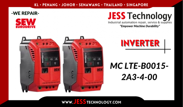 Repair SEW-EURODRIVE INVERTER MC LTE-B0015-2A3-4-00 Malaysia, Singapore, Indonesia, Thailand