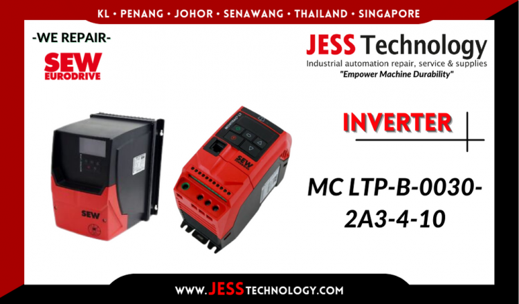 Repair SEW-EURODRIVE INVERTER MC LTP-B-0030-2A3-4-10 Malaysia, Singapore, Indonesia, Thailand