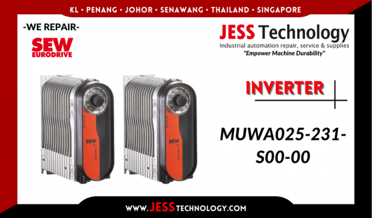 Repair SEW-EURODRIVE INVERTER MUWA025-231-S00-00 Malaysia, Singapore, Indonesia, Thailand