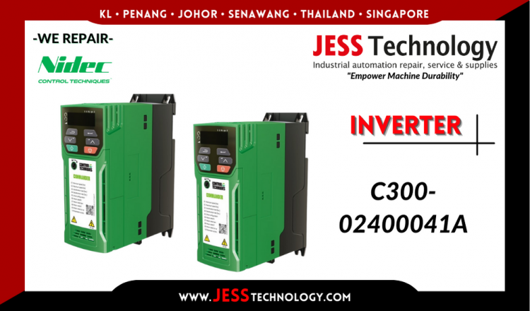 Repair NIDEC INVERTER C300-02400041A Malaysia, Singapore, Indonesia, Thailand