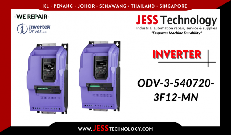 Repair INVERTEK INVERTER ODV-3-540720-3F12-MN Malaysia, Singapore, Indonesia, Thailand