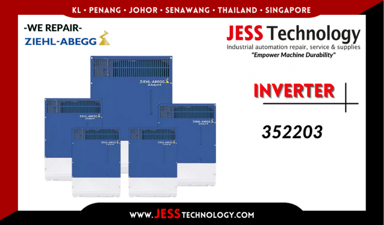 Repair ZIEHL-ABEGG INVERTER 352203 Malaysia, Singapore, Indonesia, Thailand