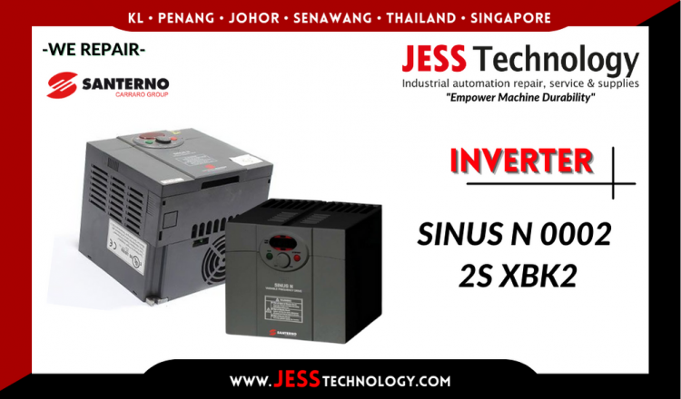 Repair SANTERNO INVERTER SINUS N 0002 2S XBK2 Malaysia, Singapore, Indonesia, Thailand