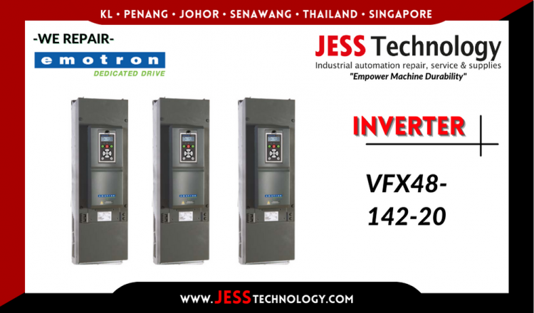 Repair EMOTRON INVERTER VFX48-142-20 Malaysia, Singapore, Indonesia, Thailand