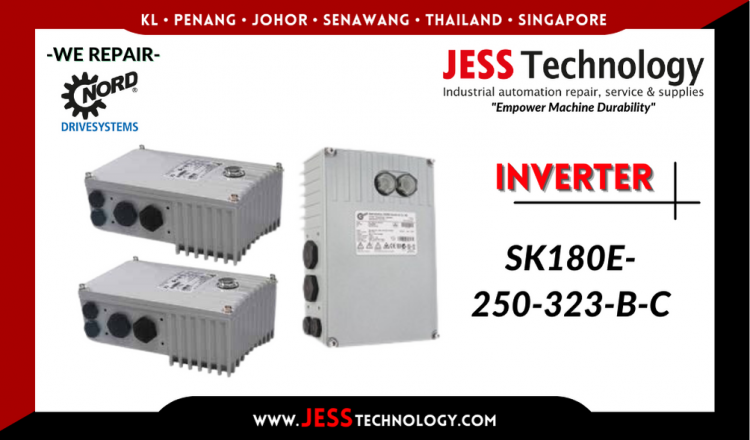 Repair NORD DRIVESYSTEMS INVERTER SK180E-250-323-B-C Malaysia, Singapore, Indonesia, Thailand