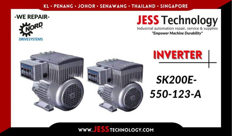 Repair NORD DRIVESYSTEMS INVERTER SK200E-550-123-A Malaysia, Singapore, Indonesia, Thailand