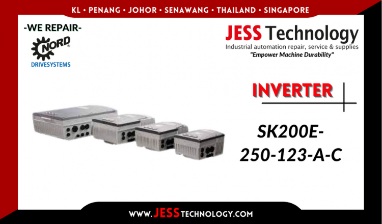 Repair NORD DRIVESYSTEMS INVERTER SK200E-250-123-A-C Malaysia, Singapore, Indonesia, Thailand