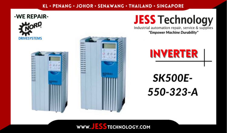Repair NORD DRIVESYSTEMS INVERTER SK500E-550-323-A Malaysia, Singapore, Indonesia, Thailand