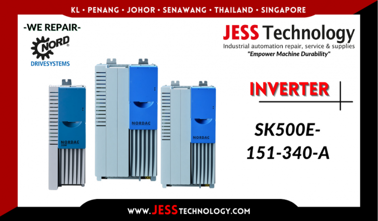 Repair NORD DRIVESYSTEMS INVERTER SK500E-151-340-A Malaysia, Singapore, Indonesia, Thailand