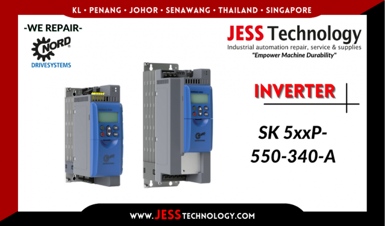 Repair NORD DRIVESYSTEMS INVERTER SK 5xxP-550-340-A Malaysia, Singapore, Indonesia, Thailand