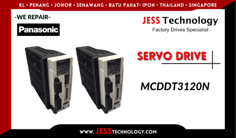 Repair PANASONIC SERVO DRIVE MCDDT3120N Malaysia, Singapore, Indonesia, Thailand