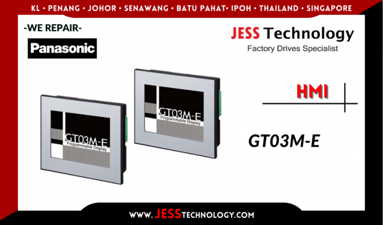 Repair PANASONIC HMI GT03M-E Malaysia, Singapore, Indonesia, Thailand