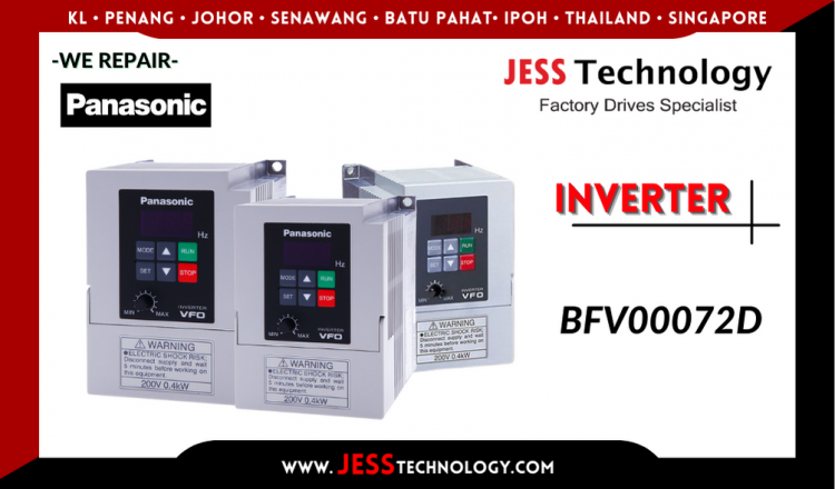 Repair PANASONIC INVERTER BFV00072D Malaysia, Singapore, Indonesia, Thailand