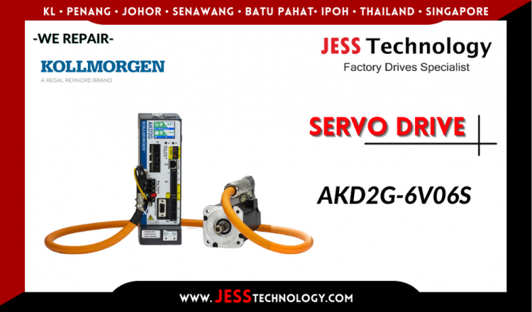 Repair KOLLMORGEN SERVO DRIVE AKD2G-6V06S Malaysia, Singapore, Indonesia, Thailand