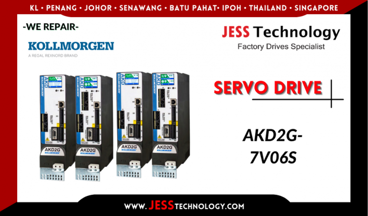 Repair KOLLMORGEN SERVO DRIVE AKD2G-7V06S Malaysia, Singapore, Indonesia, Thailand