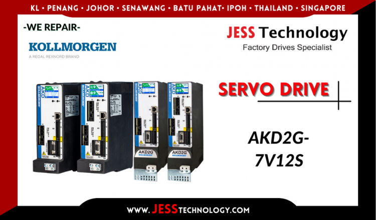 Repair KOLLMORGEN SERVO DRIVE AKD2G-7V12S Malaysia, Singapore, Indonesia, Thailand