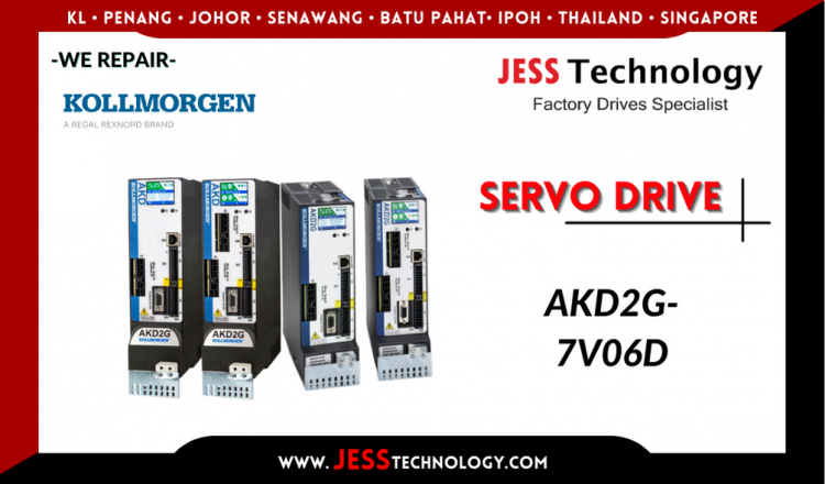 Repair KOLLMORGEN SERVO DRIVE AKD2G-7V06D Malaysia, Singapore, Indonesia, Thailand